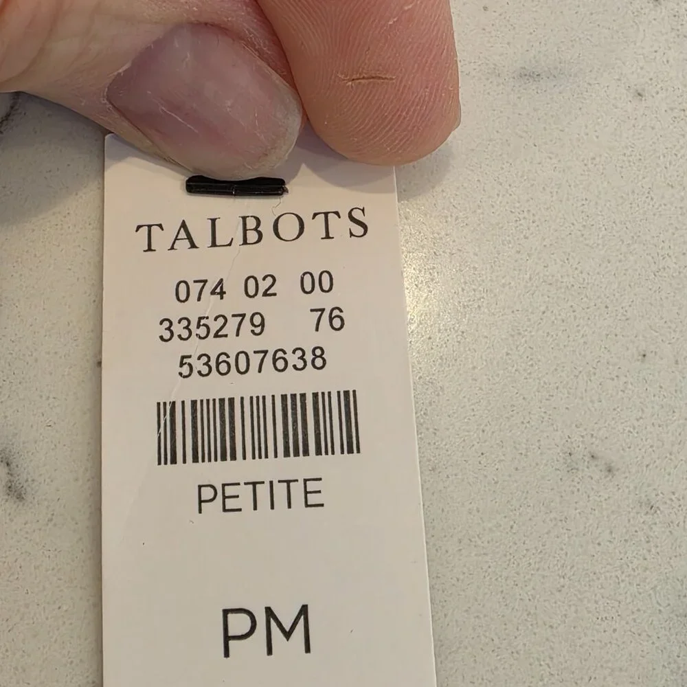 T by Talbots Slub Tank, Size MP, NWT - Picture 6 of 7